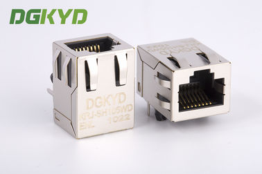 Kim loại được bảo vệ 100 BASE rj45 module kết nối với từ tính