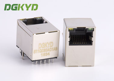 Top nhập Rj45 Lan Jack, Cat6 Gigabit Rj45 Modular Jack với biến áp