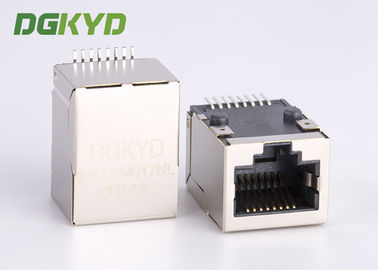 Giắc cắm mạng CAT5 được bảo vệ, Đầu nối SMT rj45 cấu hình thấp với bộ biến áp bên trong