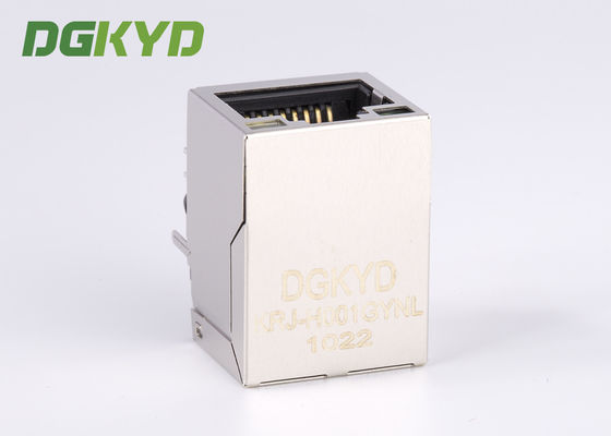 Shield RJ45 Modular Jack Female Magnetic Network Port With Lan Transformer