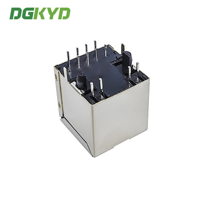 KRJ-180DNL Top entry cat 5/5e Rj45 Lan Jack with internal magnetics , height 17.25mm