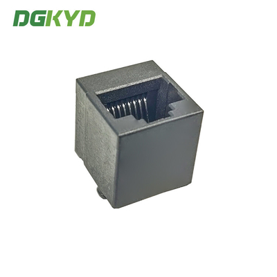 KRJ-5224WNL 8P8C RJ45 Connector Network Socket Without Light 180 Degree Straight Plug