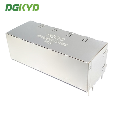 DGKYD59212588HWA1DY1A022 2X5 Port 8P8C Modular Jack No Lamp With Spring Piece Multi Port