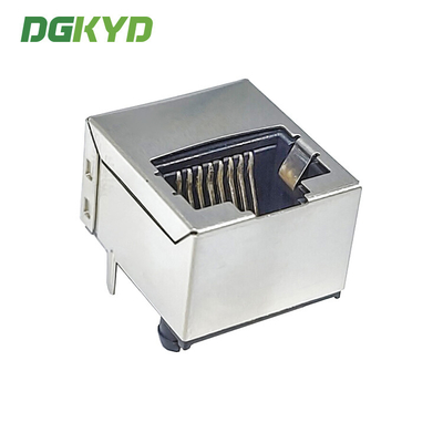 KRJ-1808NL Height 12mm Vertical entry female rj45 LAN jack Integrated Magnetics Compatible HY951180A