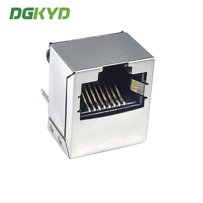 KRJ-1808NL Height 12mm Vertical entry female rj45 LAN jack Integrated Magnetics Compatible HY951180A