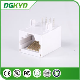single port 10/100 BASE unshielded Ethernet RJ45 Connector with transformer , gray