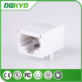 single port 10/100 BASE unshielded Ethernet RJ45 Connector with transformer , gray