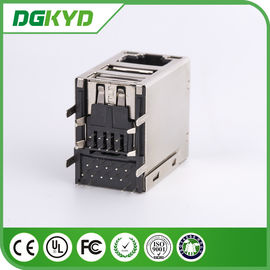 Single Port SFP Connector RJ45 Tab Up Transformer For Network Switch