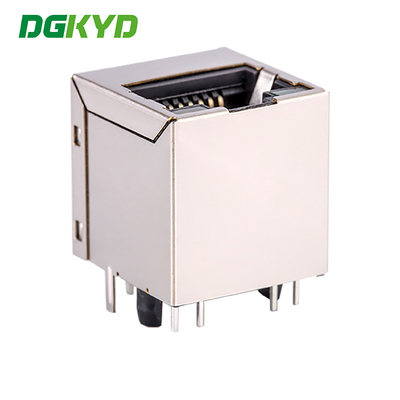 Top insertion RJ45 Ethernet Connector with internal isolation transfomer 180 degree straight insertionDGKYD511B109AC2A8D