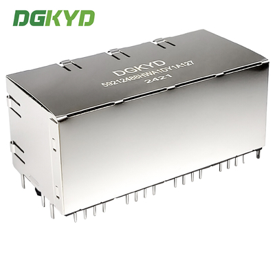 Multi Port Rj45 Connector Without Filter, Ethernet Socket Modular Interface Dgkyd59212488hwa1dy1a127