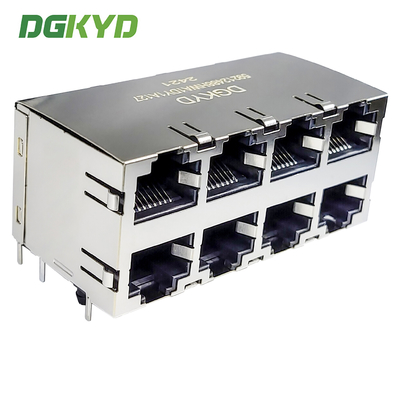 Multi Port Rj45 Connector Without Filter, Ethernet Socket Modular Interface Dgkyd59212488hwa1dy1a127