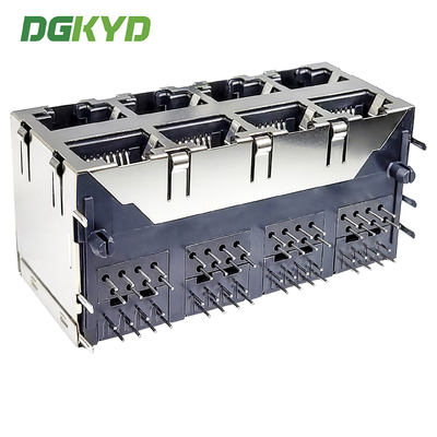 Multi Port Rj45 Connector Without Filter, Ethernet Socket Modular Interface Dgkyd59212488hwa1dy1a127