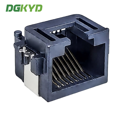 Single Port Sinking Plate 8.6 RJ45 Ethernet Connector SMT Interface Half Package Shielding DGKYDCB861188GWA5SB15133