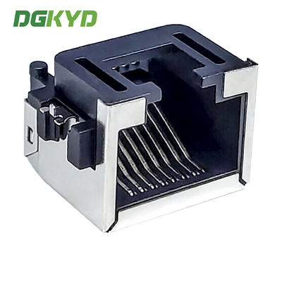 RJ45 Connector 1X1 8P8C Sinking Plate 8.6 3U Interface RJ45 SMT Connector DGKYDCB861188GWA6SB3133