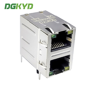 RJ45 Multi Port Connector 2X1 Modular Block Socket Gigabit Filter 6U DGKYD21Q042DB2A4D068