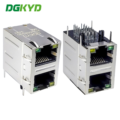 RJ45 Multi Port Connector 2X1 Modular Block Socket Gigabit Filter 6U DGKYD21Q042DB2A4D068