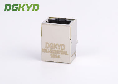 Right Angle Dip Modular Jack 8P8C Rj45 With Transformer Surface Mount
