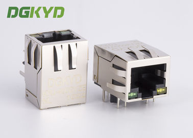 Industrial Panel Mount modular jack cat6 rj45 with Internal Magnetics , HR911102A