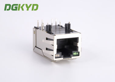 1x1 Tab up gigabit network jack rj45 with Transformer / internal magnetics Rj45