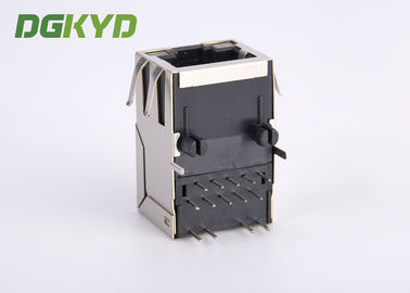 1x1 Tab up gigabit network jack rj45 with Transformer / internal magnetics Rj45