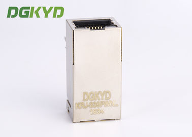 Custom Single Port 33.0mm Rj45 Lan Jack , 1000BASE micro rj45 connector PoE