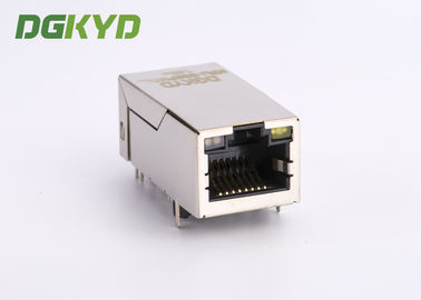 Custom Single Port 33.0mm Rj45 Lan Jack , 1000BASE micro rj45 connector PoE
