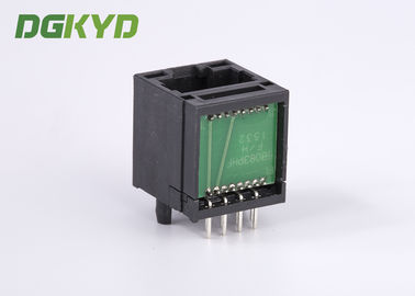 Unshield PoE RJ45 magnetic jack with 100 Base-TX transformer , RJ45 Female Jack