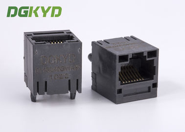 Unshield PoE RJ45 magnetic jack with 100 Base-TX transformer , RJ45 Female Jack