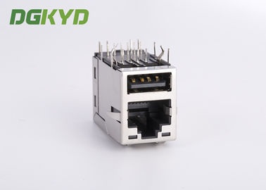 6 1775855 3 CAT5E SFP RJ45 Connector With 100 BASE T Transformer