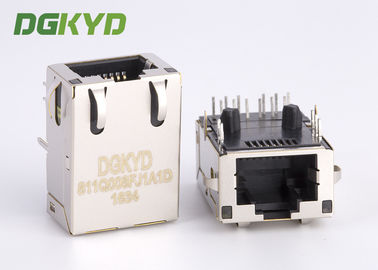 Height 11.3mm 12 Pins GIGABIT RJ45 MAGNETIC JACK MAGNETICS ACC. TO IEEE802.3af FOR PSE
