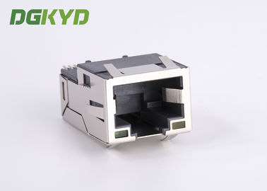 1 Port Tab Up Gold Plate RJ45 Ethernet Connector SMD Cat6 Cable Rj45 Extra Low Frofile