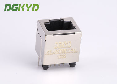 180 degree vertical entry metal shielded rj-45 connector for rj45 female jack cable