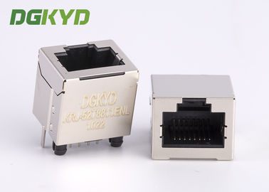 180 degree vertical entry metal shielded rj-45 connector for rj45 female jack cable