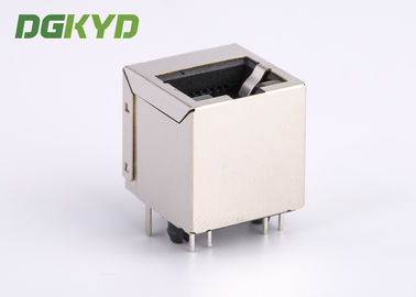 180° top entry shielded RJ45 LAN Jack without transformer for Internet TV Box
