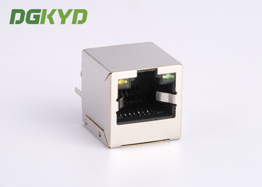 180° top entry shielded RJ45 LAN Jack without transformer for Internet TV Box