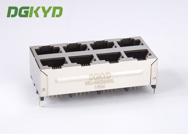 Vertical Rj45 Jack 2X4 Top Entry E6588-A59124-L Rj45 Connector Without Magnetics