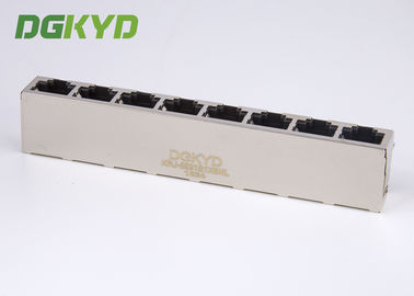 KRJ -5921S1X8NL Metal Shielded RJ45 Multiple Port Connectors Ethernet Interface