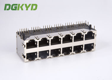 Gigabit Ethernet Rj45 Connector 10 100 100 BaseT 2X6 Side Entry RoHS SFP005-03-L