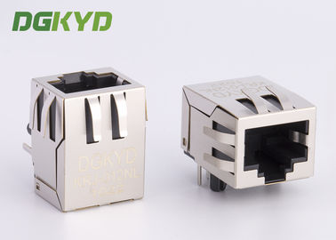 Integrated 100 BASE-TX Lan Filter Rj45 Ethernet Connector Module