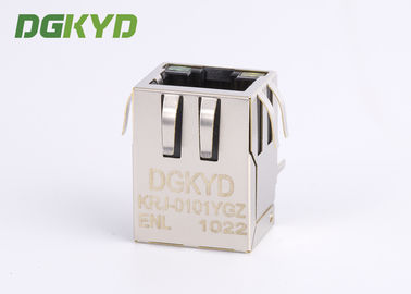 Integrated magnetics 100 base-tx PoE RJ45 ethernet jack with Filter Y/G LED
