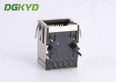 Integrated magnetics 100 base-tx PoE RJ45 ethernet jack with Filter Y/G LED