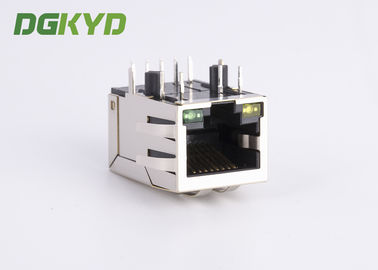 Integrated magnetics 100 base-tx PoE RJ45 ethernet jack with Filter Y/G LED