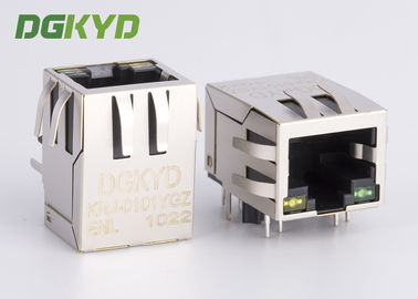 Integrated magnetics 100 base-tx PoE RJ45 ethernet jack with Filter Y/G LED