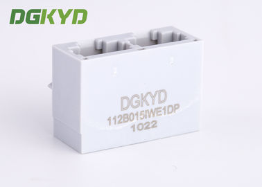 1x2 ganged dual port ethernet RJ45 PCB connector magnetic jack for Communication