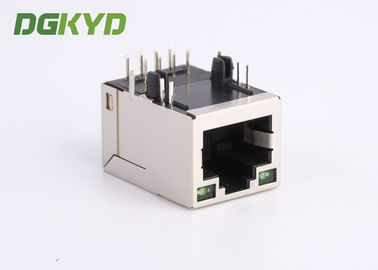 Single Port Shielded Integrated Transformer Modular Jack Rj45 For Telecom Transmitter RJ45 With Transformer