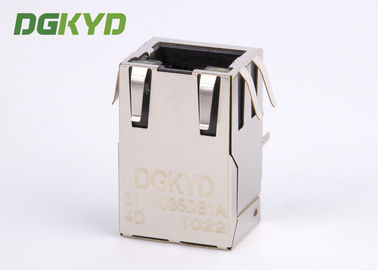 Single port tab up 8 Pin RJ45 Modular Jack Shielded with Y/G LED manufacturer