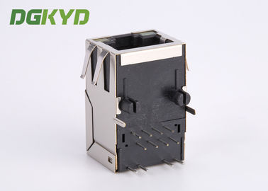 Single port tab up 8 Pin RJ45 Modular Jack Shielded with Y/G LED manufacturer