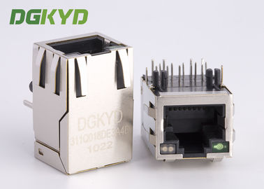 Shielded Gigabit ehternet RJ45 PCB Connector with Transformer RJ45 Network socket