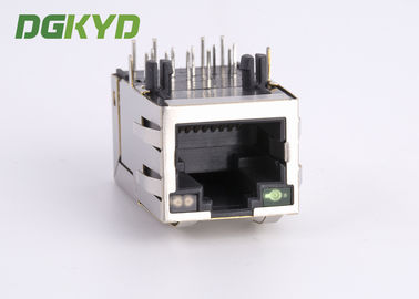 Shielded Gigabit ehternet RJ45 PCB Connector with Transformer RJ45 Network socket