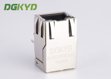 Shielded Gigabit ehternet RJ45 PCB Connector with Transformer RJ45 Network socket